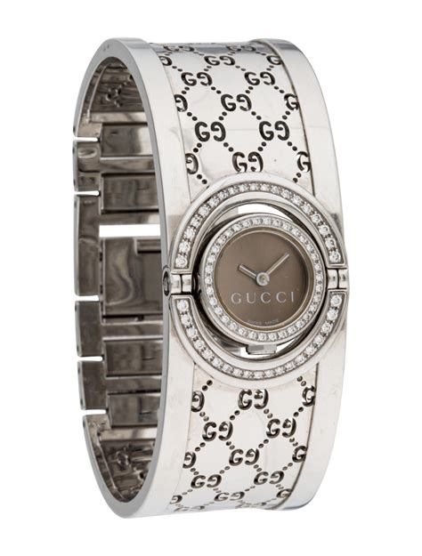 gucci diamond watch women's